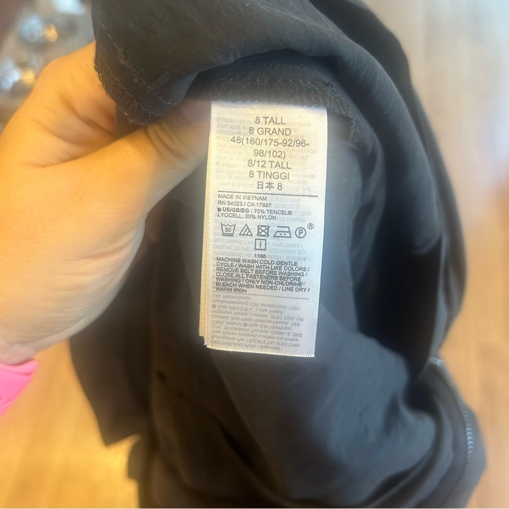 GAP Moonless Night TENCEL™ Lyocell Jumpsuit - Size 8 tall - Picture 10 of 11